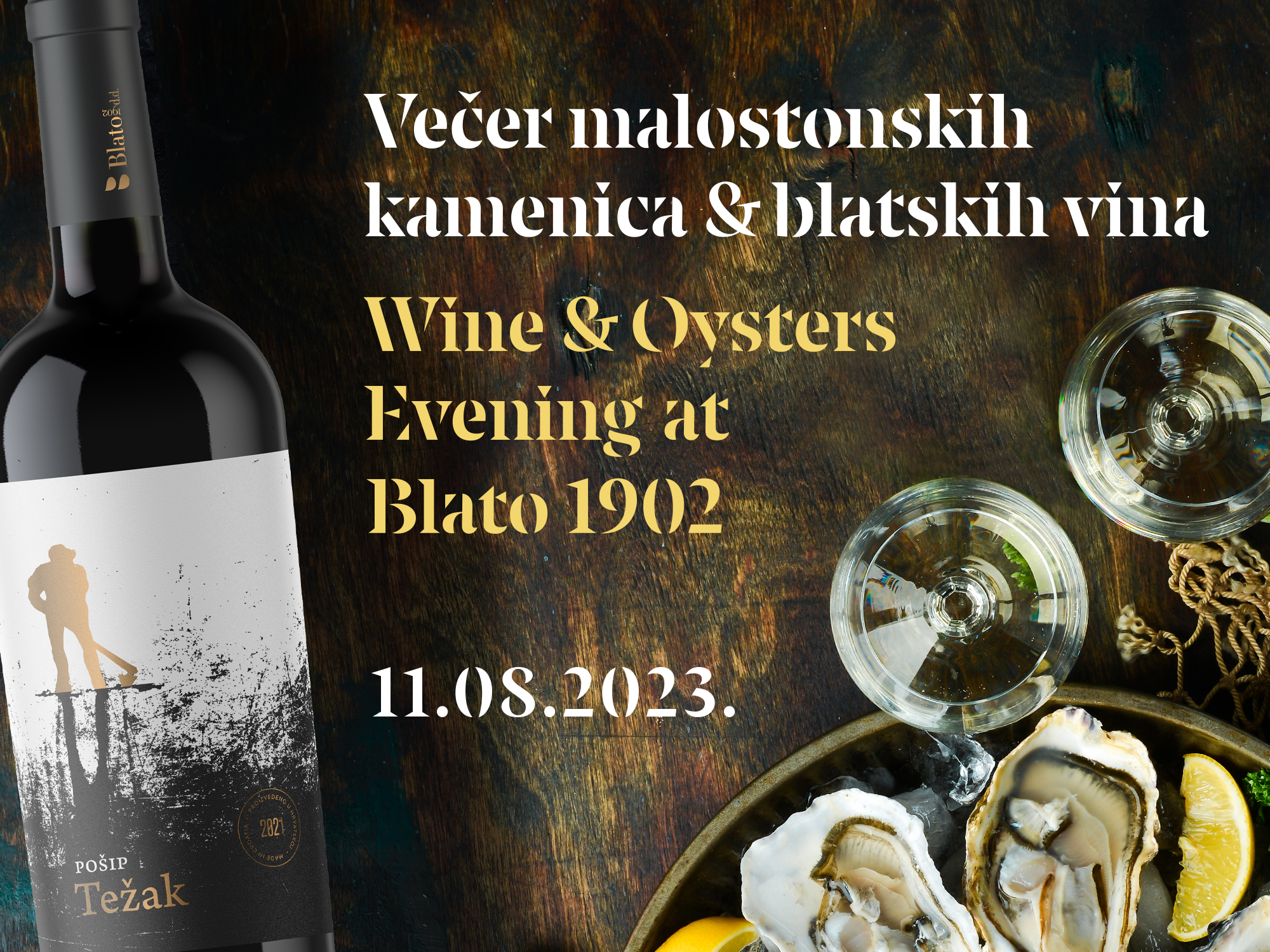 VEČER MALOSTONSKIH KAMENICA & BLATSKIH VINA